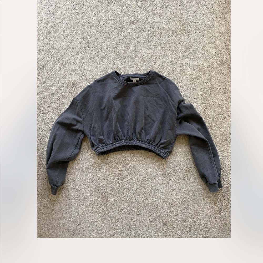 Topshop cropped sweatshirt
